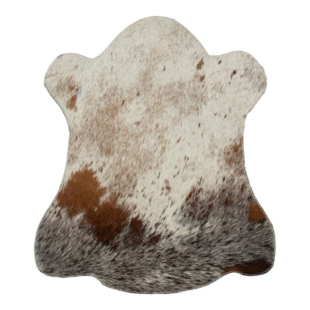Placemat koevorm bruin/wit 30x48cm