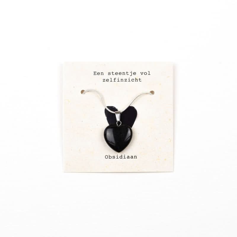 Steentje vol zelfinzicht- Obsidiaan
