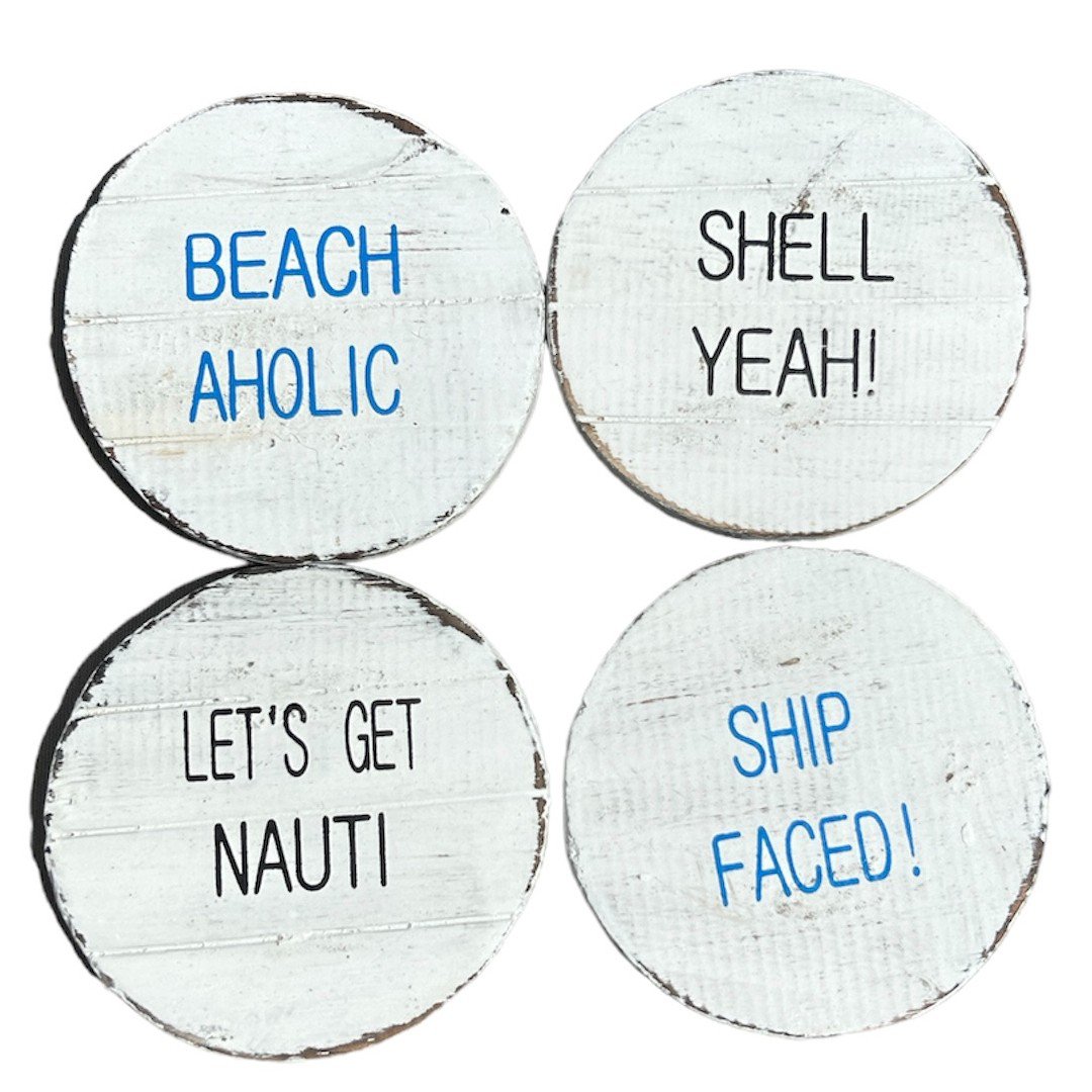 Set Onderzetters Beach