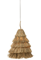J-Line hangende Lamp 5 Lagen - zeegras - naturel