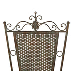 Bistrostoel 43x45x96 cm Groen Bruin IJzer Terrasstoel