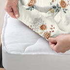 Laken | Wolkenkatoen, elastisch getailleerd | Kingsize, 72x78 inch, 3-delig