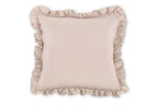 Sierkussen (gevuld) Abby met ruches - 45x45 cm