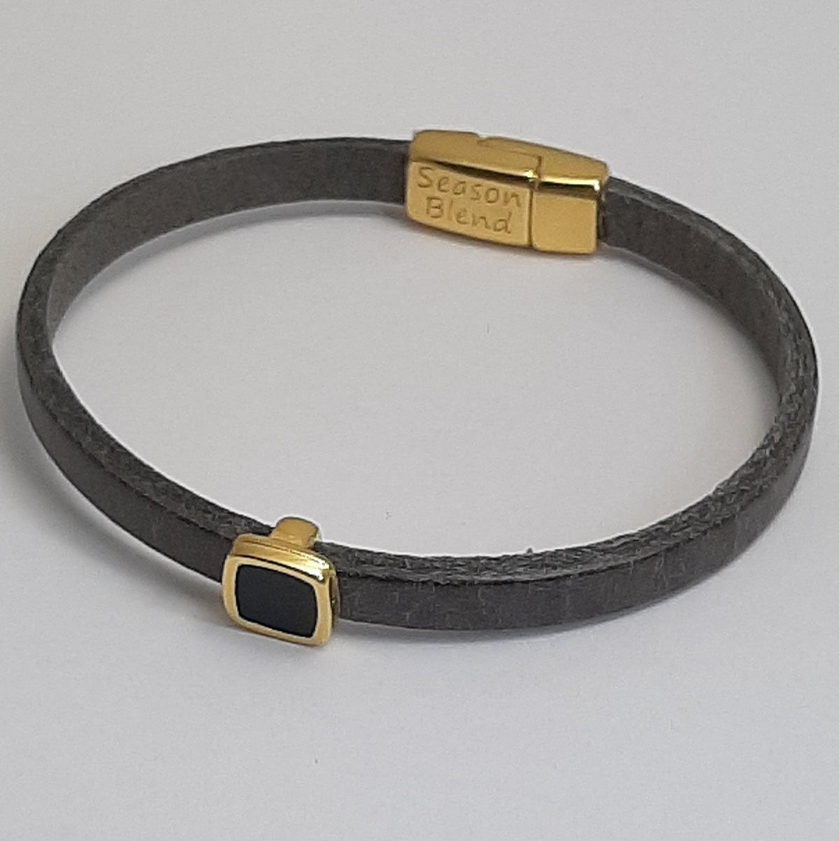 Semplice emaille vierkante slider 24K verguld