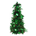 Kerstdecoratie Kerstbomen Ø 21x50 cm Groen Kunststof