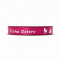 Satijn lint – Frohe Ostern – Roze