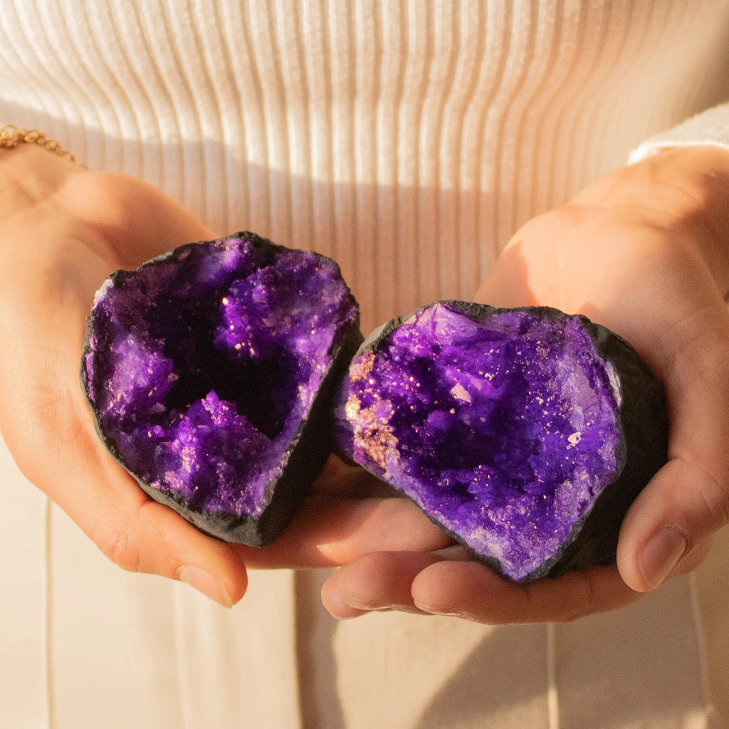 Geode Kwartskristal Paars