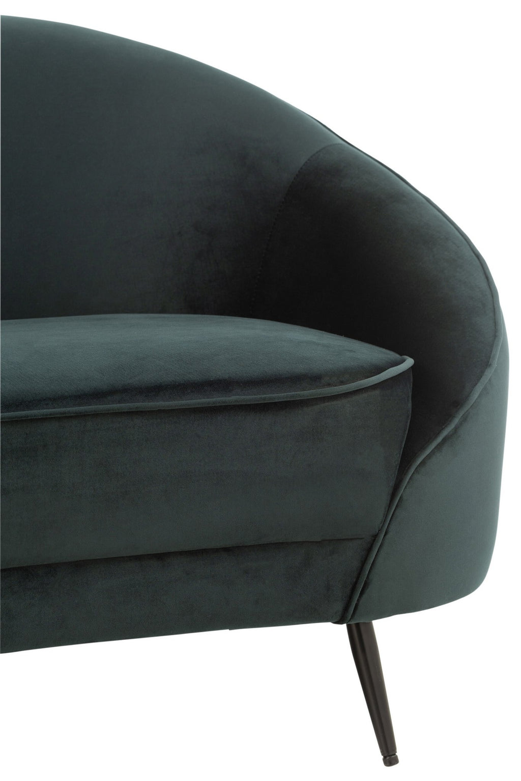 J-Line Sofa Elisabeth Textiel/Metaal Groen
