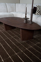 Salontafel Rudo 135 x 75 cm - Espresso Mangohout