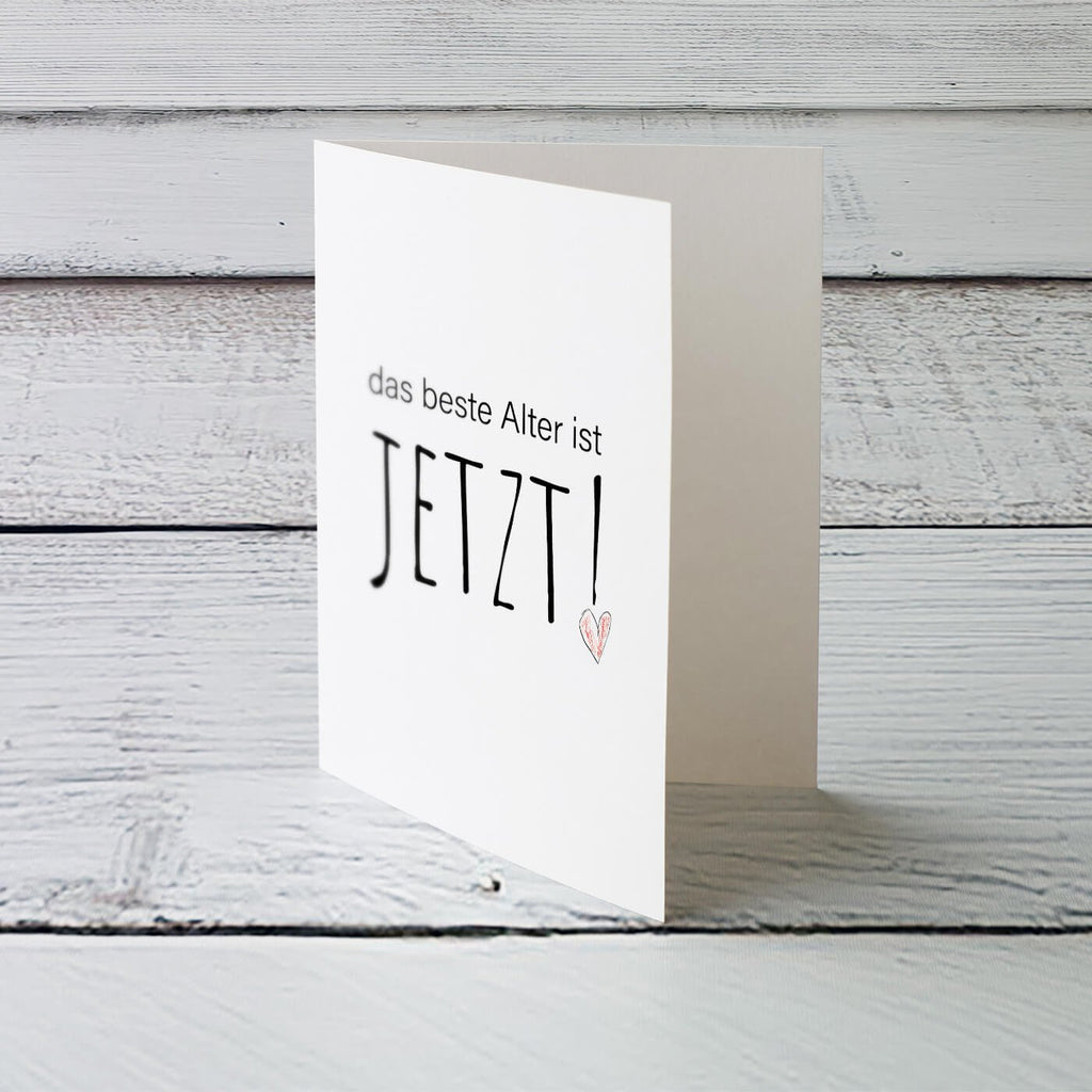 De beste leeftijd is nu - vouwkaart met envelop 5 set