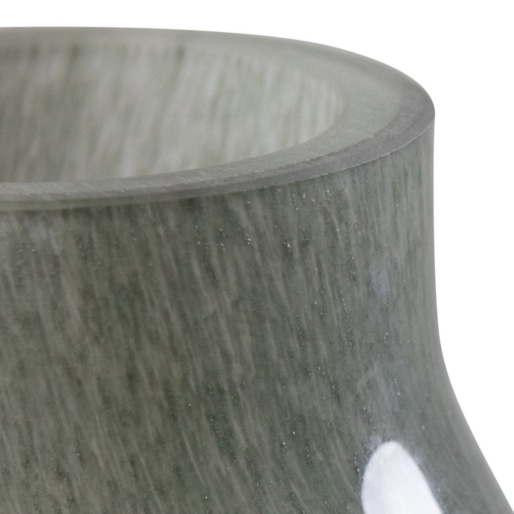 Minya Vaas swirl groen grijs h43 d14cm