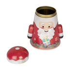 Bewaarblik 12x10x15 cm Rood Metaal