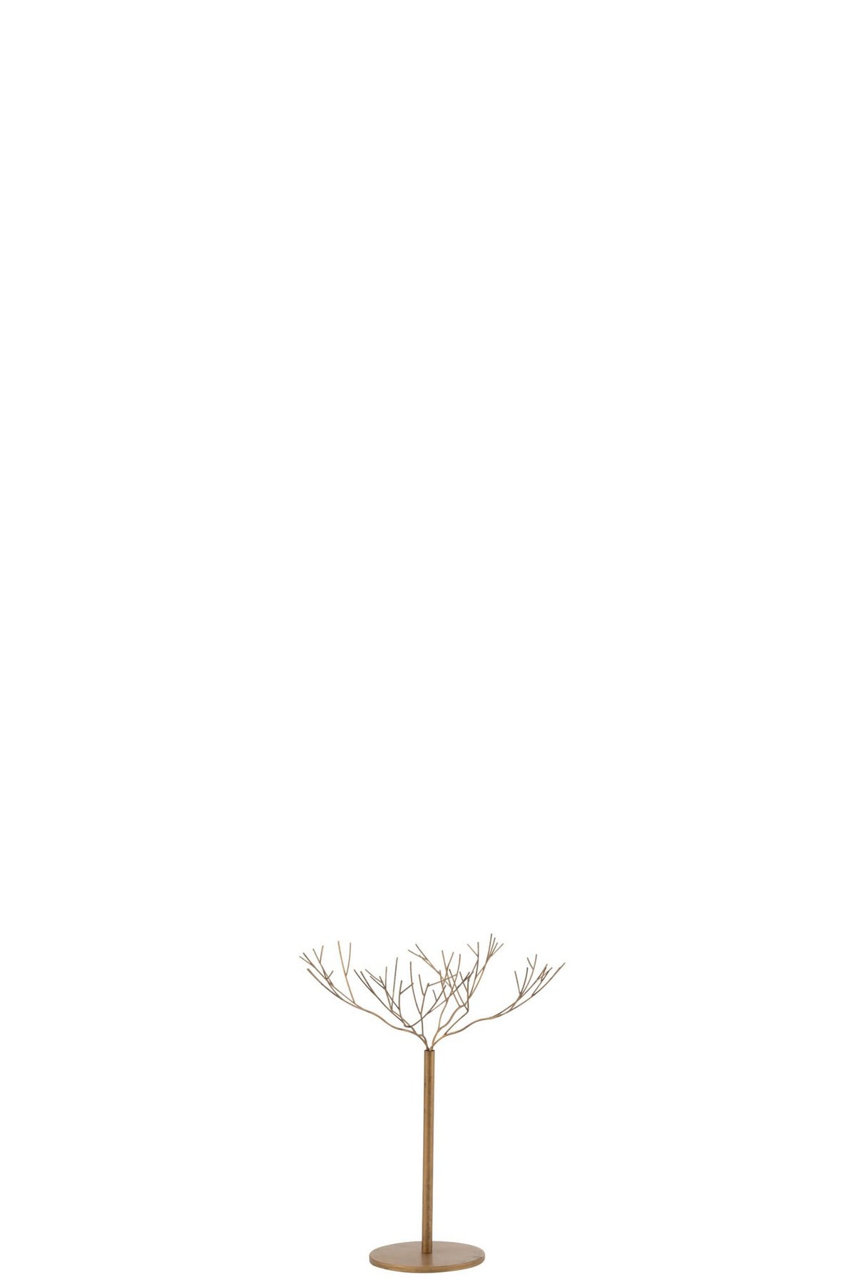 J-Line decoratie Boom - metaal - goud - small