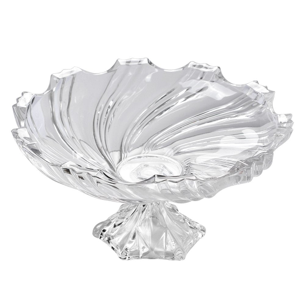 Fruitschaal Ø 38x21 cm Transparant Glas Serveerschaal