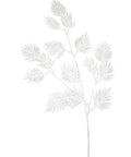 Kunsttak bevlokt 105cm wit