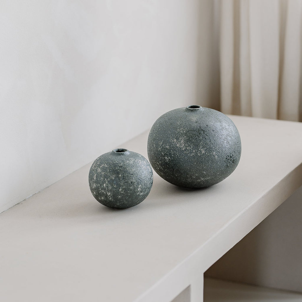 Vaas 23xH20cm groen Bullet
