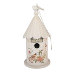 Vogelhuis Ø 19x40 cm Beige Metaal