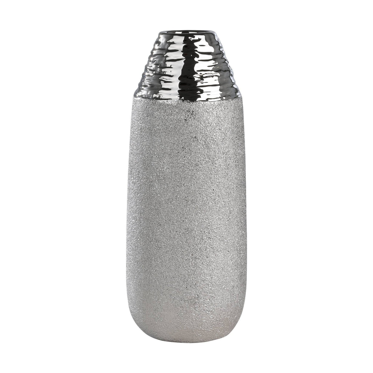 Vaas Aramberri Zilver 11x30 cm