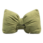 Strik Deurstopper fluweel appeltjes groen 16cm
