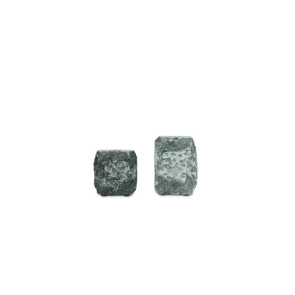 Kaarshouder 8x8xH8cm marmer groen Opus