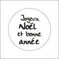 Wensetiket - Joyeux Noël et bonne année– 500 stuks