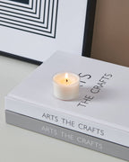 Theelichten Tunduru Crème 4x2cm