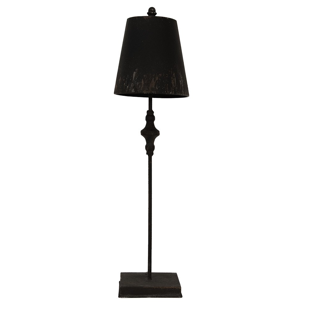 Tafellamp Ø 20x75 cm Zwart IJzer Bureaulamp