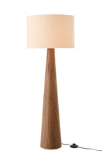 J-Line tafellamp Melina - keramiek - bruin - L