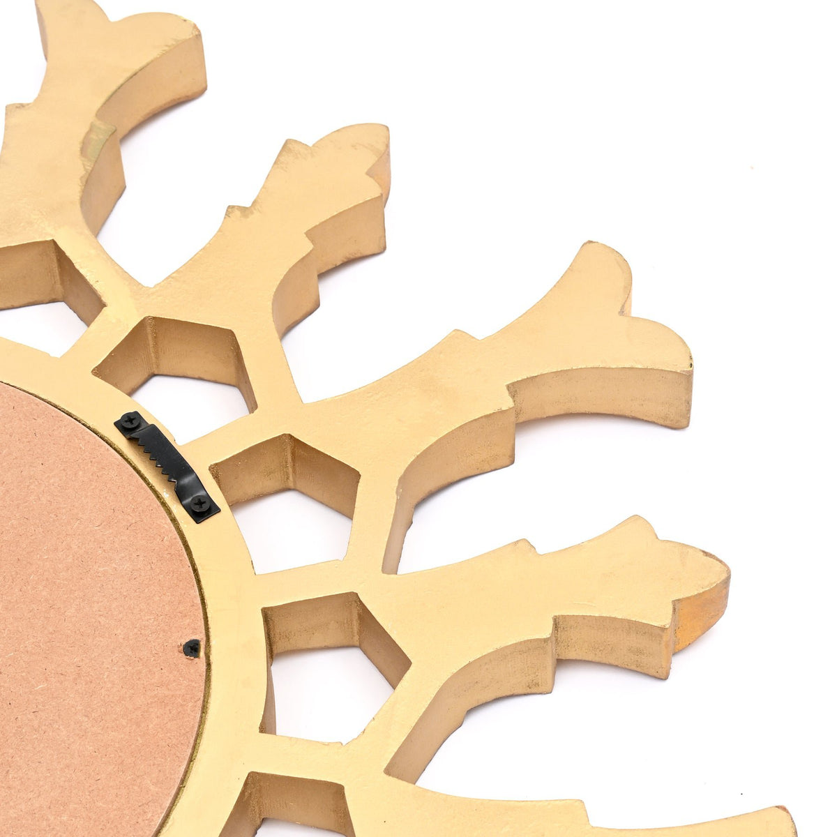 Sunburst houten wandspiegel – decoratieve spiegel