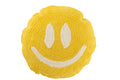 J-Line kussen Smiley Getuft - katoen - geel/wit