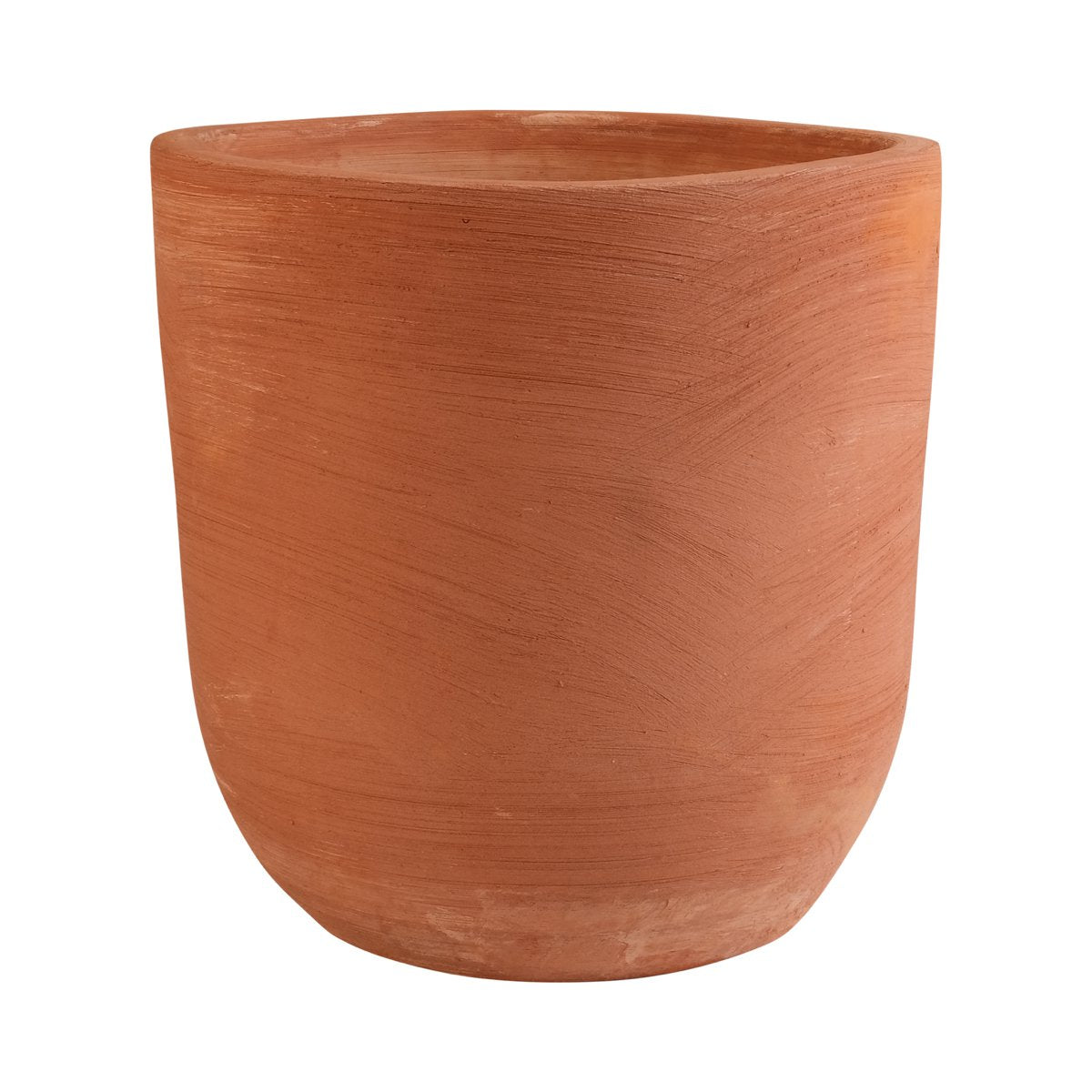 Outdoor Round Bloempot Terracotta oranje h19,5 d19,5