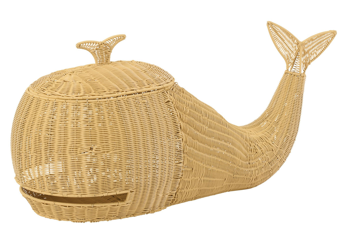 J-Line mand Walvis - kunststof - naturel