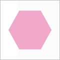 Sluitzegel - hexagon - roze - 500 stuks