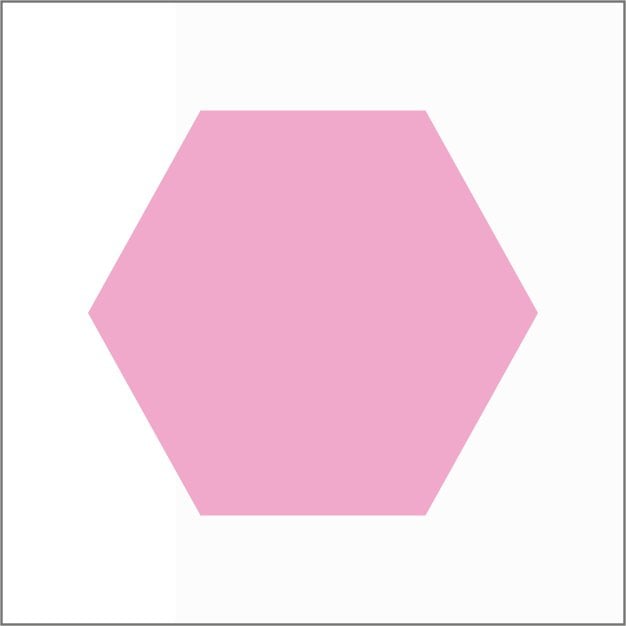Sluitzegel - hexagon - roze - 500 stuks