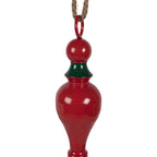 Kersthanger Ø 8x41 cm Rood Groen Metaal