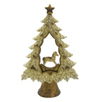Decoratie kerstboom 13x5x20 cm