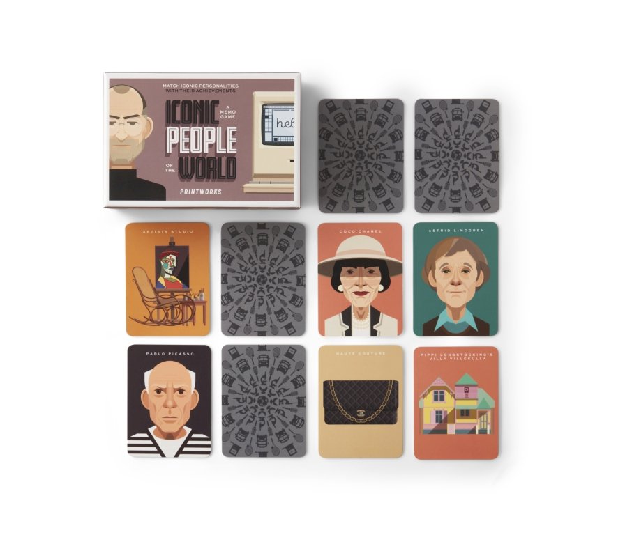 Printworks Memo spel - Iconic People