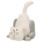 Deurstopper kat staart roze 18x15x17 cm
