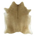 Vloerkleed koe licht beige effen 250cm