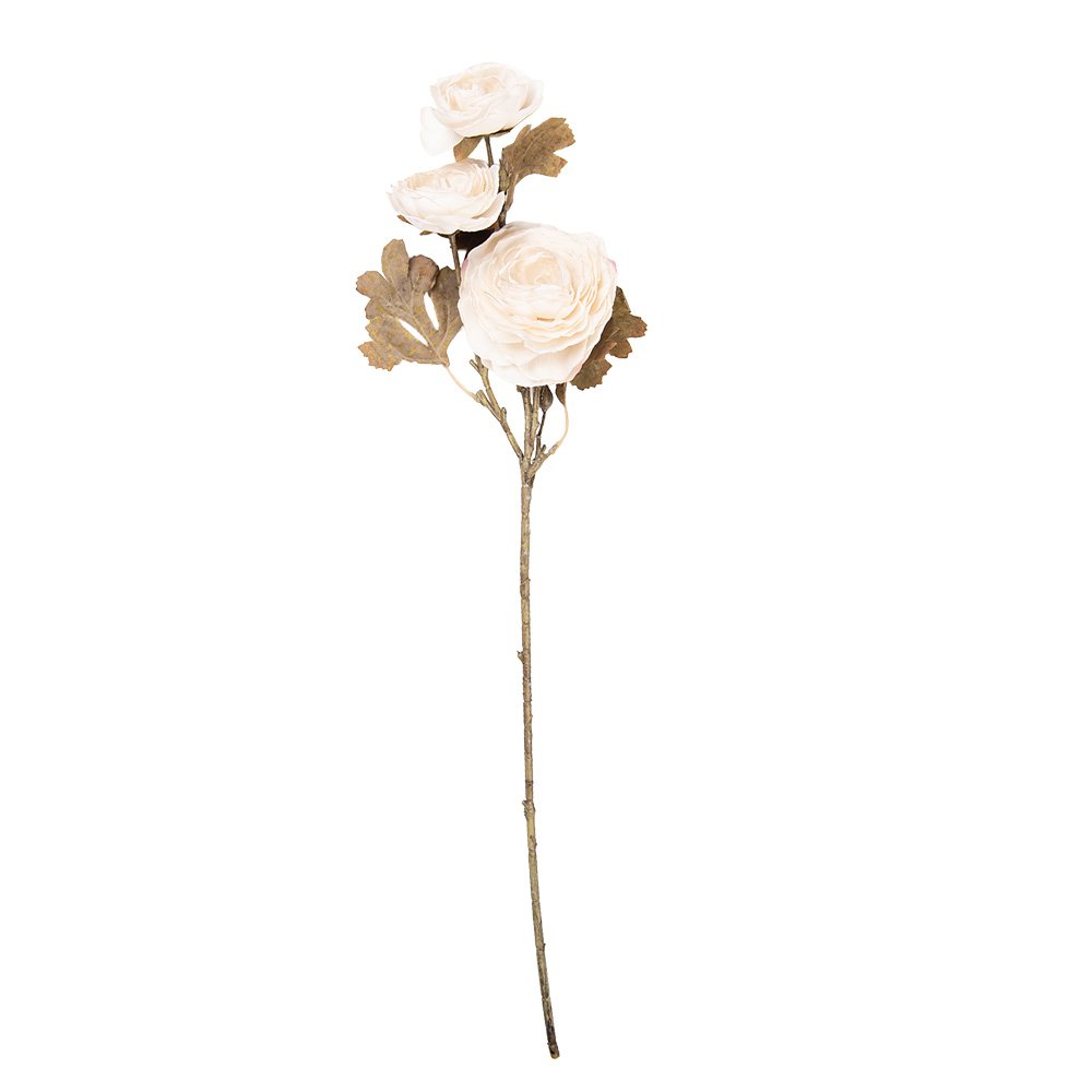 Kunstbloem 70 cm Wit Kunststof