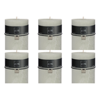 J-Line Cilinderkaars - poedergroen - 120U - XL