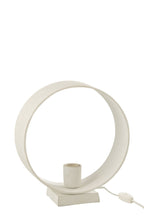 J-Line lamp Cirkel - staal - wit