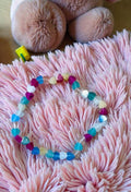 Kinder armband (15 cm) 4 mm hartjes