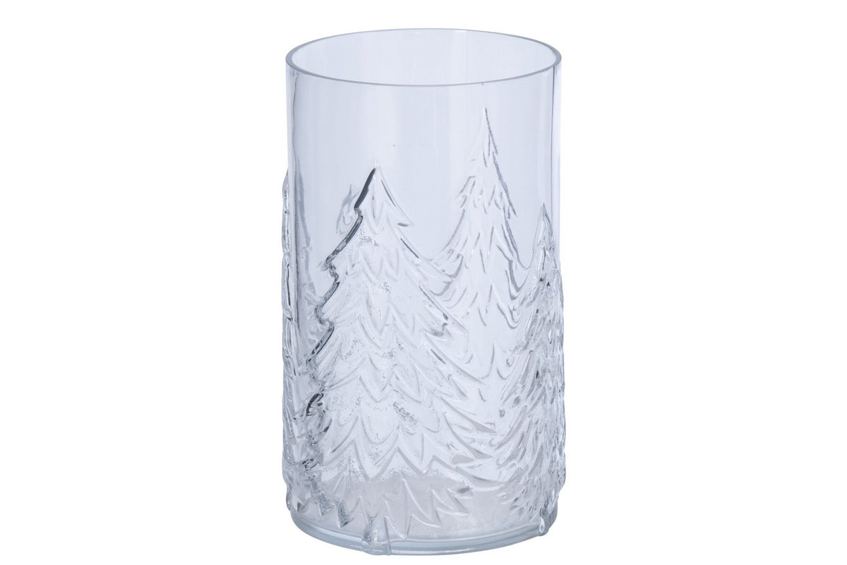 J-Line Vaas boom - glas - transparant - large