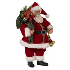 Kerstdecoratie Beeld Kerstman 27 cm Rood Kunststof