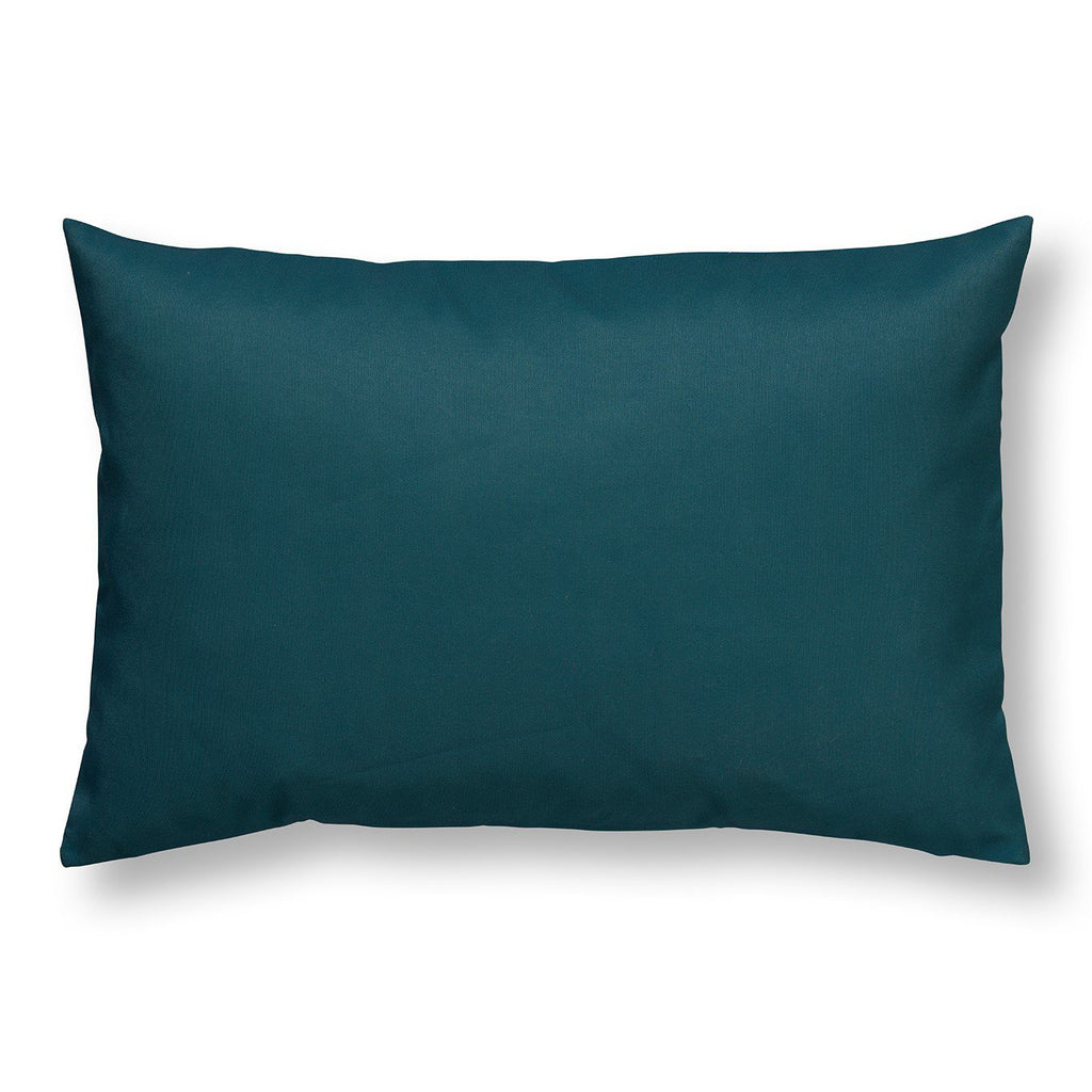 Dutch Decor Sanzeno - Buitenkussen 40x60 cm - Waterdicht & UV-bestendig - Alsemgroen - Groen, wit