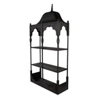 Wandrek 55x19x109 cm Zwart Metaal