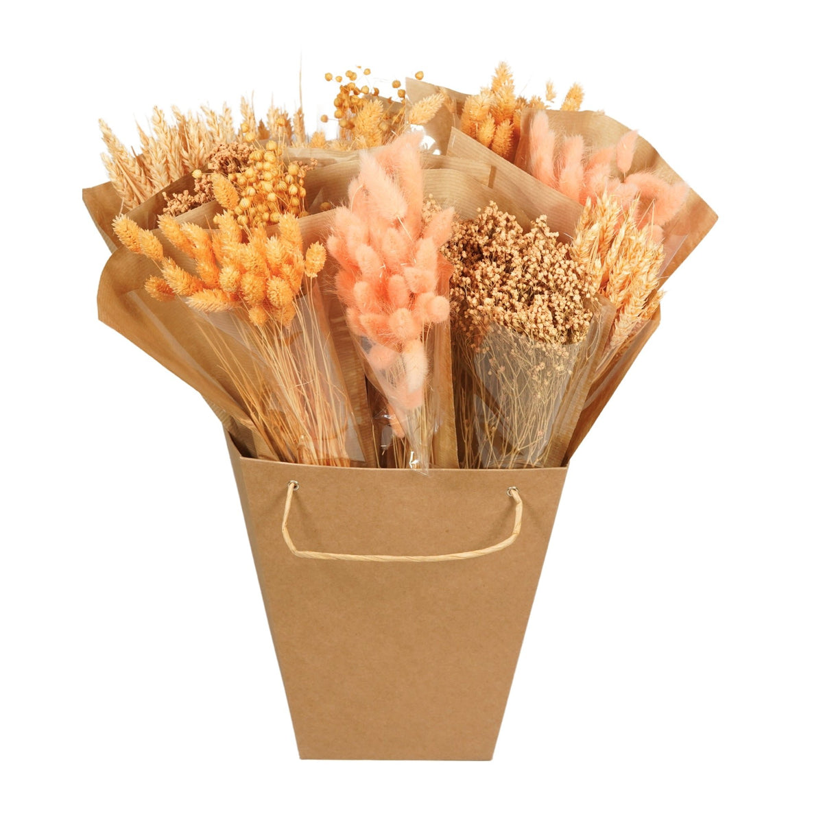 Gedroogde bloemen Mono Bunches - Peach