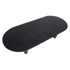 Bullnose salontafel zwart