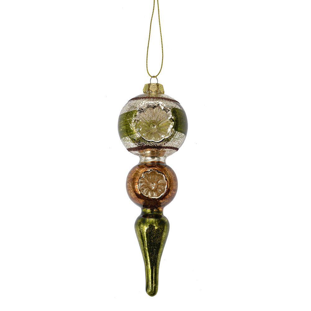 Kersthanger Ø 6x17 cm Groen Glas
